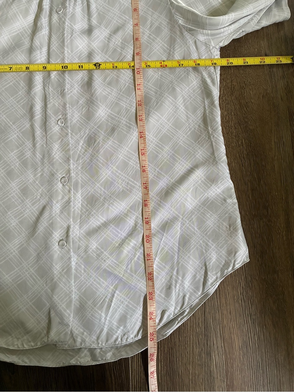Theory Ruched Blouse in Spring Check - Picture 5 of 5
